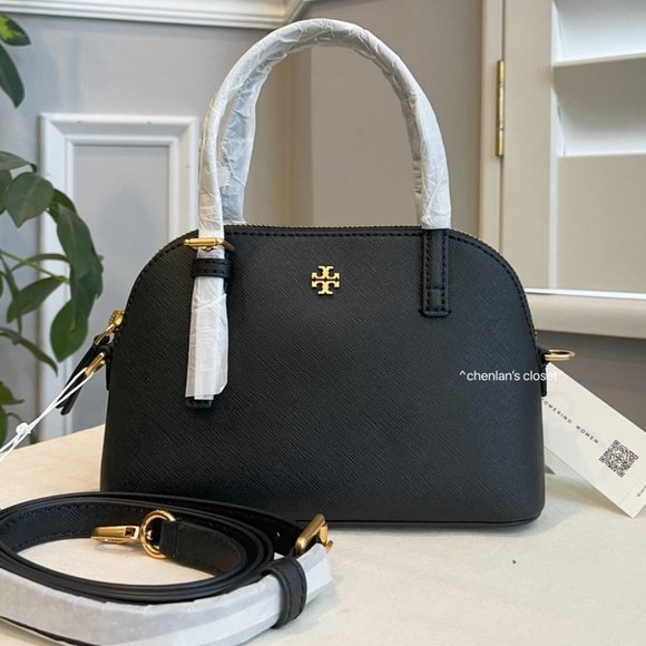 🔥NeW! Tory Burch Emerson Dome Top Handle Satchel - Picture 5 of 10